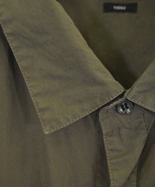 TISSU（ティシュ）シャツワンピース カーキ サイズ:F レディース/2200618141074