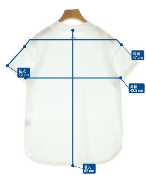 TISSU（ティシュ）Tシャツ・カットソー 白 サイズ:-(L位) レディース/2200657101053