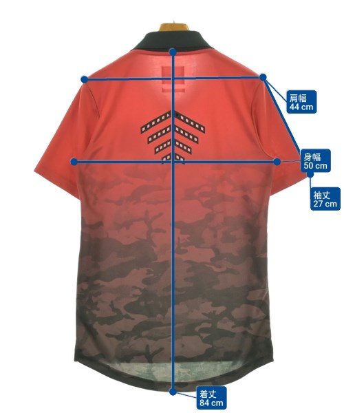 TRAPSTAR（トラップスター）ポロシャツ 赤 サイズ:S メンズ/2200676934410