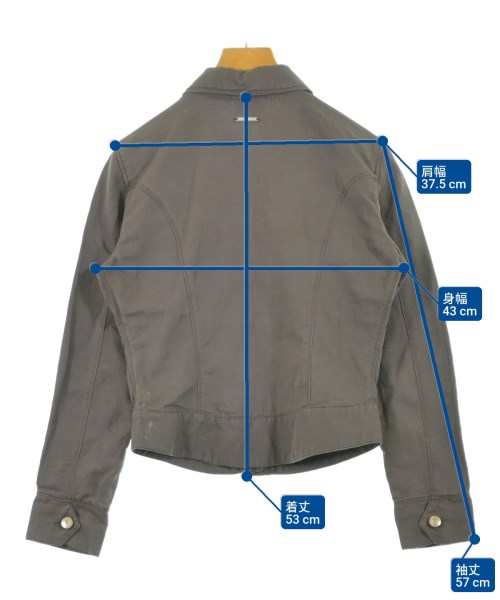 TRUSSARDI JEANS（トラサルディジーンズ）ブルゾン 茶 サイズ:40(M位) レディース/2200621280142