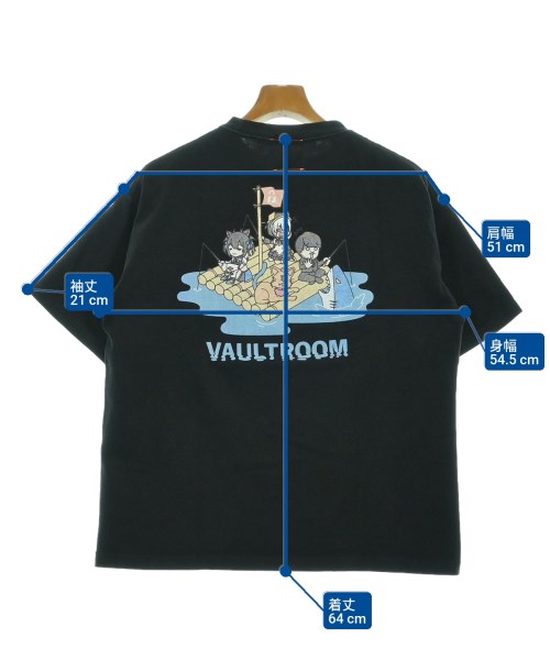Vaultroom（ボルトルーム）Tシャツ・カットソー 黒 サイズ:M メンズ/2200630054130