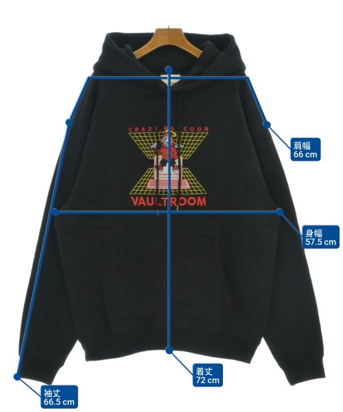 Vaultroom（ボルトルーム）パーカー 黒 サイズ:L メンズ/2200650948068