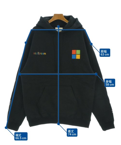 Vaultroom（ボルトルーム）パーカー 黒 サイズ:L メンズ/2200650948075