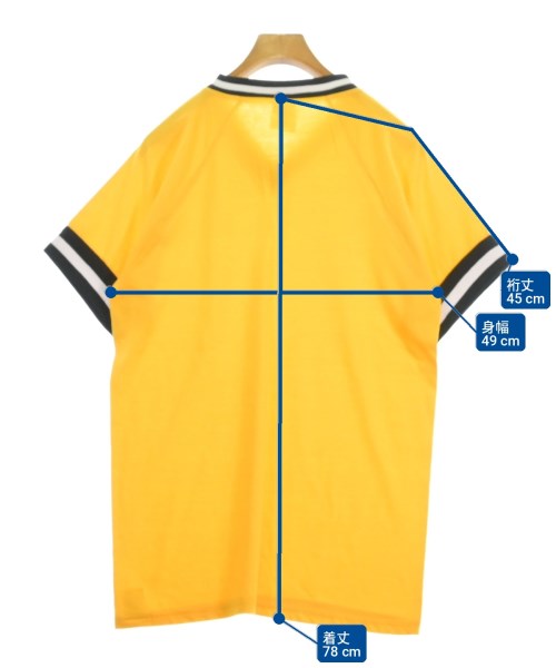 VKM VENUS（ブイケーエムヴィーナス）Tシャツ・カットソー 黄 サイズ:M メンズ/2200705191050