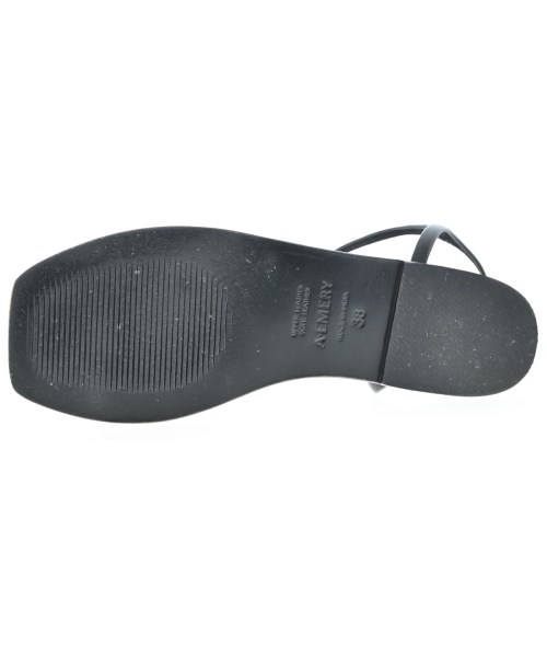 A.MELIE（アメリ）サンダル 黒 サイズ:EU38(24.5cm位) レディース/2200650111080