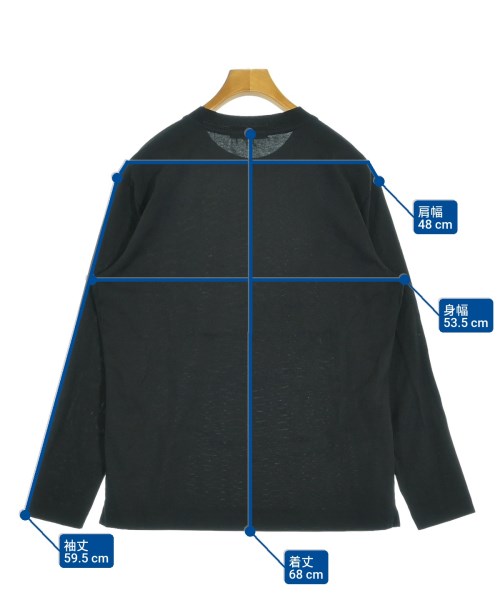 AOURE（アウール）Tシャツ・カットソー 黒 サイズ:L メンズ/2200638082036