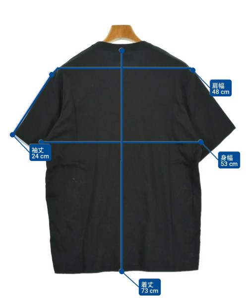 AOURE（アウール）Tシャツ・カットソー 黒 サイズ:L メンズ/2200710480026