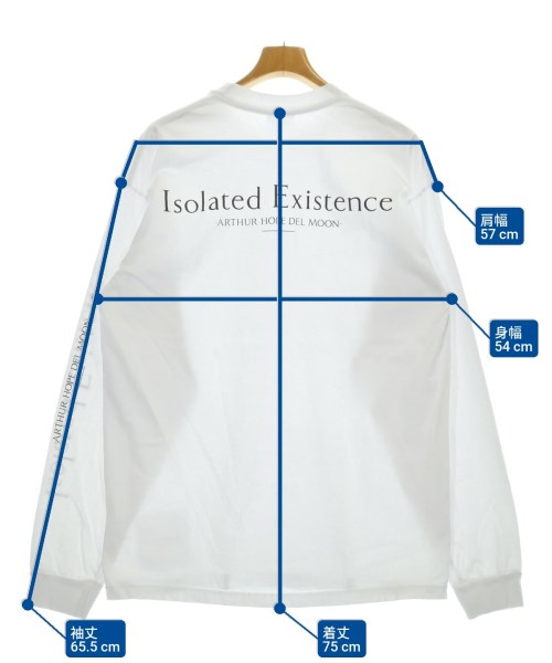 ARTHUR HOPE DEL MOON（アーサーホープデルムーン）Tシャツ・カットソー 白 サイズ:XL メンズ/2200675053075