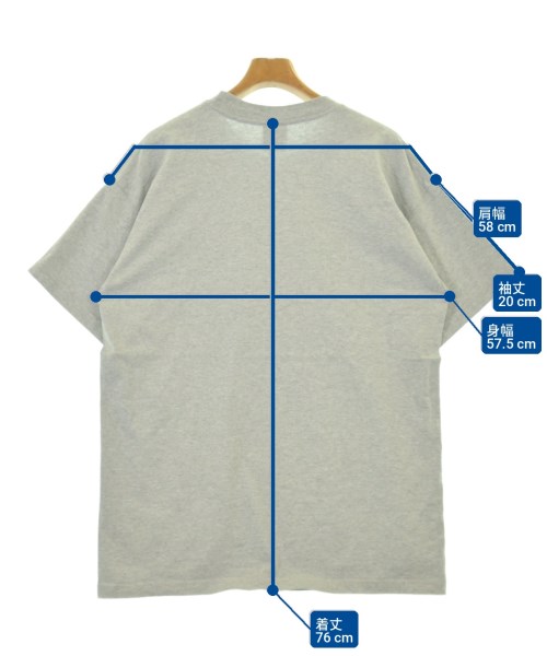 ARTHUR HOPE DEL MOON（アーサーホープデルムーン）Tシャツ・カットソー グレー サイズ:XL メンズ/2200725188023