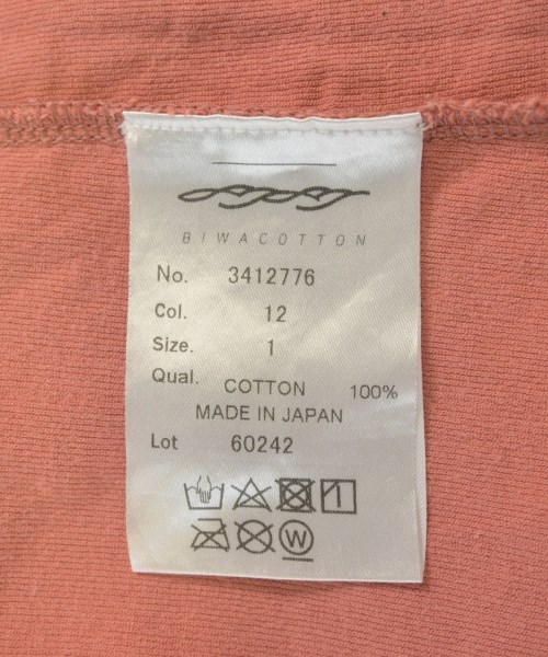 BIWACOTTON（ビワコットン）Tシャツ・カットソー ピンク サイズ:1(S位) レディース/2200694774760