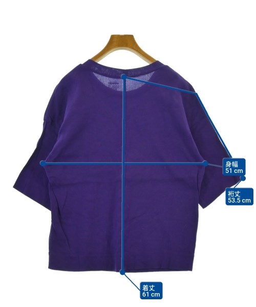 BIWACOTTON（ビワコットン）Tシャツ・カットソー 紫 サイズ:2(M位) レディース/2200650843059