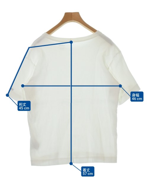 BIWACOTTON（ビワコットン）Tシャツ・カットソー 白 サイズ:1(S位) レディース/2200718726133