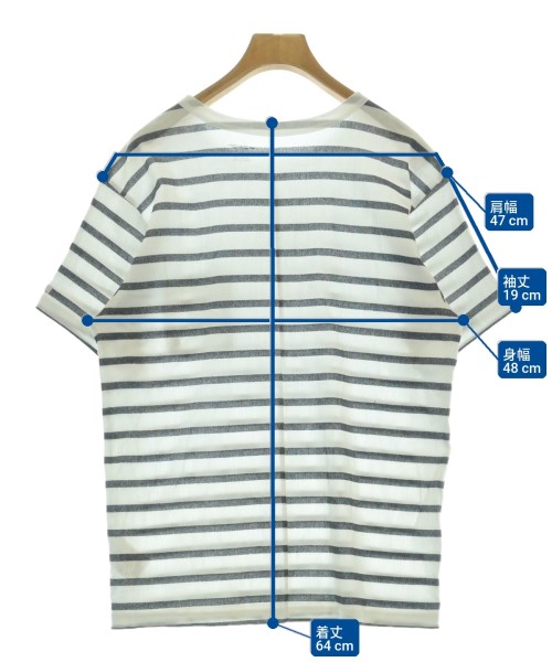 BIWACOTTON（ビワコットン）Tシャツ・カットソー 白 サイズ:2(M位) レディース/2200718726164