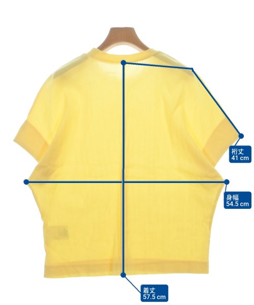 BIWACOTTON（ビワコットン）Tシャツ・カットソー 黄 サイズ:2(M位) レディース/2200660250052