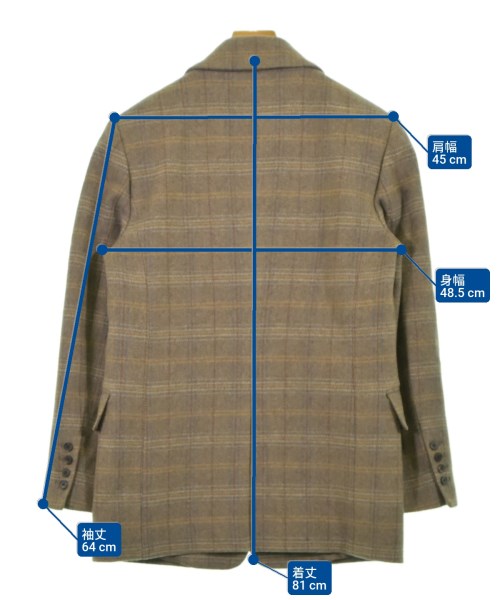 BLOSSOM（ブロッサム）ジャケット 茶 サイズ:36(S位) レディース/2200641425011