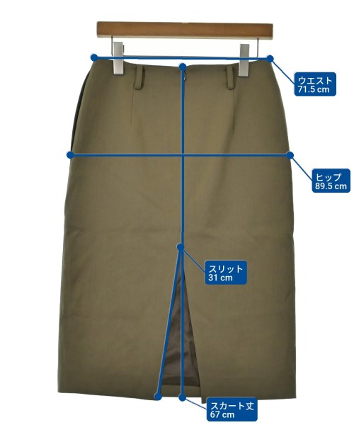 BLOSSOM（ブロッサム）ロング・マキシ丈スカート カーキ サイズ:M レディース/2200663931033