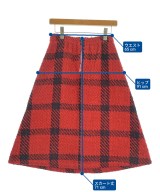 BOOGIE WOOGIE WORKS（ブギウギワークス）ひざ丈スカート 赤 サイズ:38(M位) レディース/2200622544021
