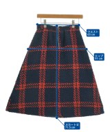 BOOGIE WOOGIE WORKS（ブギウギワークス）ひざ丈スカート 紺 サイズ:-(M位) レディース/2200622544038