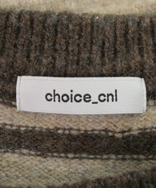 choice_cnl（チョイス）ニット・セーター 茶 サイズ:ONE レディース/2200640345068