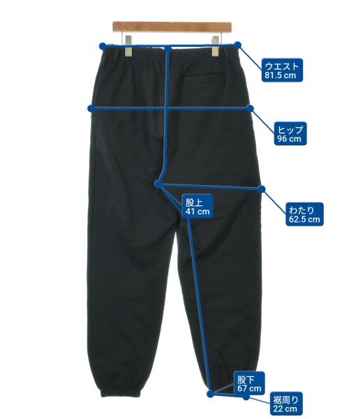 DWS COMPANY（ディーダブリューエスカンパニー）スウェットパンツ 黒 サイズ:L メンズ/2200642355157