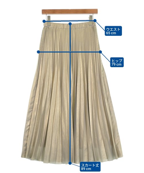 GALLEST（ギャレスト）ロング・マキシ丈スカート ベージュ サイズ:38(M位) レディース/2200624402022