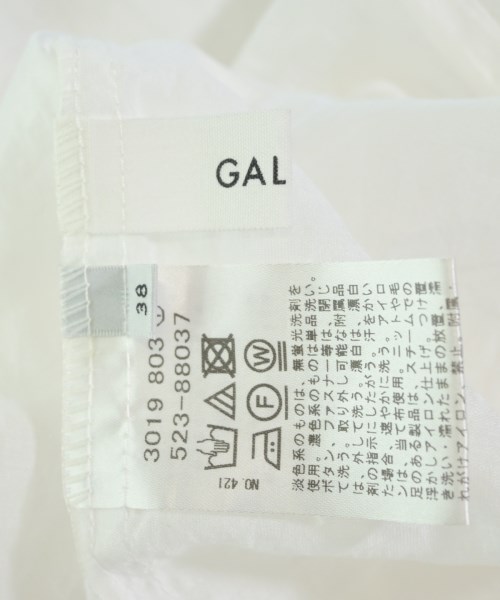 GALLEST（ギャレスト）ブラウス 白 サイズ:38(M位) レディース/2200616866085