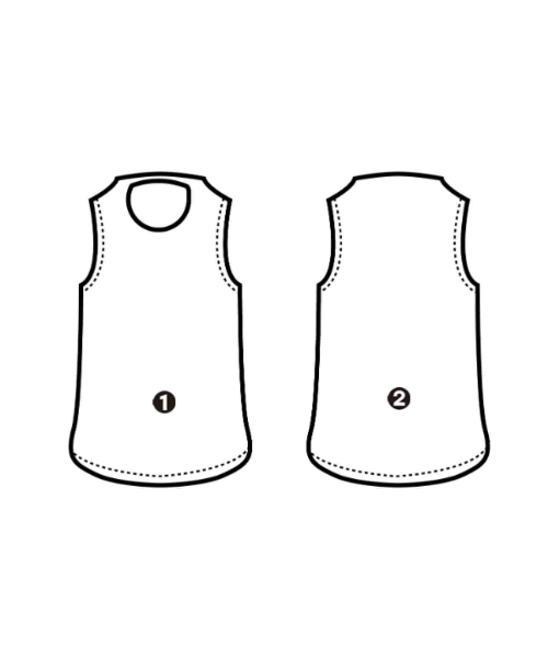 GALLEST（ギャレスト）ベスト 白 サイズ:38(M位) レディース/2200631305095