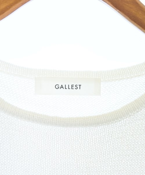 GALLEST（ギャレスト）ベスト 白 サイズ:38(M位) レディース/2200631305095