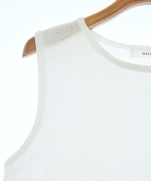 GALLEST（ギャレスト）ベスト 白 サイズ:38(M位) レディース/2200631305095