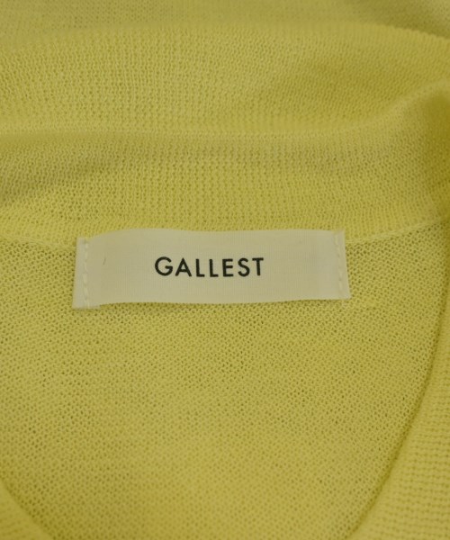 GALLEST（ギャレスト）ニット・セーター 黄 サイズ:38(M位) レディース/2200711100046
