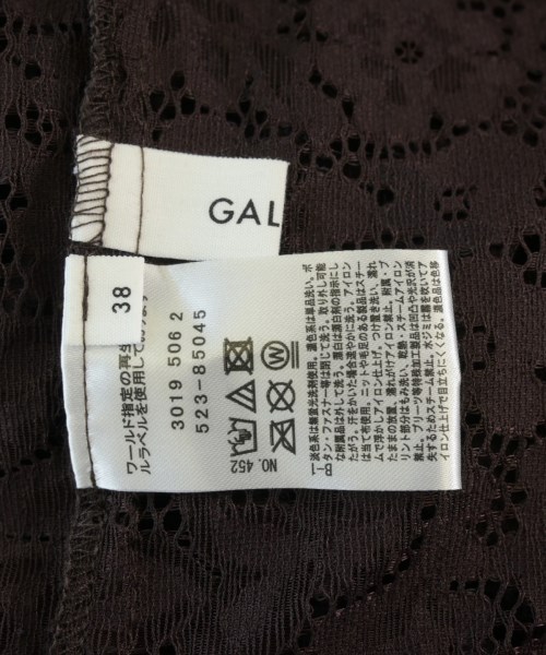 GALLEST（ギャレスト）カジュアルシャツ 茶 サイズ:38(M位) レディース/2200710014108