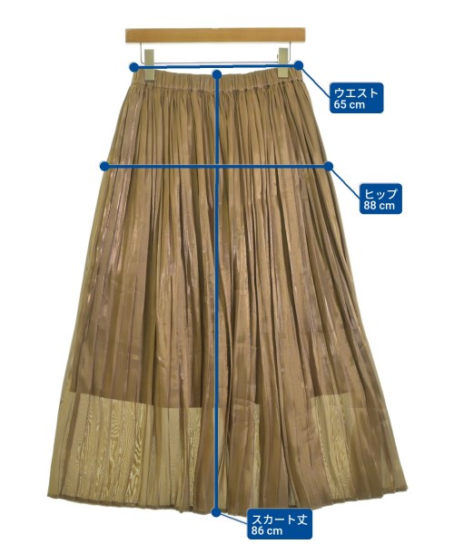 GALLEST（ギャレスト）ロング・マキシ丈スカート 茶 サイズ:40(M位) レディース/2200643050112