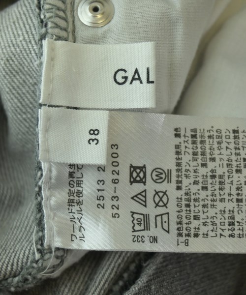 GALLEST（ギャレスト）デニムパンツ グレー サイズ:38(M位) レディース/2200722227152