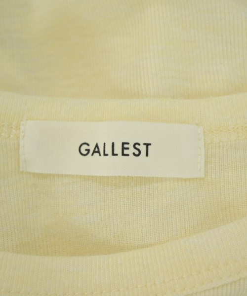 GALLEST（ギャレスト）Tシャツ・カットソー 黄 サイズ:38(M位) レディース/2200722227183