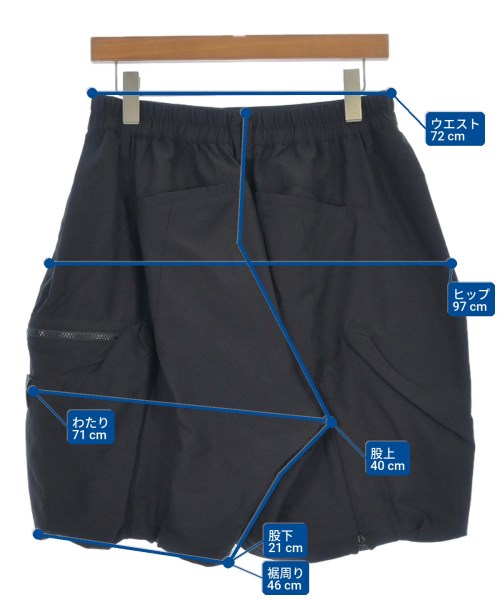 GOOPiMADE（グーピーメイド）ショートパンツ 黒 サイズ:2(M位) メンズ/2200572376154