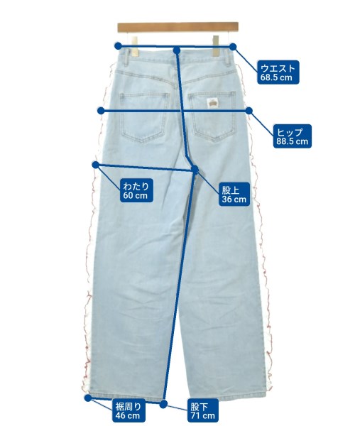 HELLO.SANFRANCISCO（ハローサンフランシスコ）デニムパンツ 青 サイズ:S レディース/2200617496076