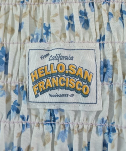 HELLO.SANFRANCISCO（ハローサンフランシスコ）ブラウス 青 サイズ:ONE レディース/2200719029196
