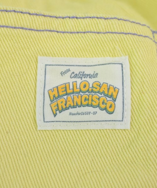 HELLO.SANFRANCISCO（ハローサンフランシスコ）ショートパンツ 黄 サイズ:ONE レディース/2200670608089