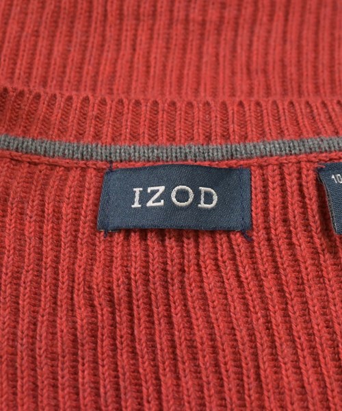 IZOD（アイゾッド）ニット・セーター 赤 サイズ:XL メンズ/2200728148079