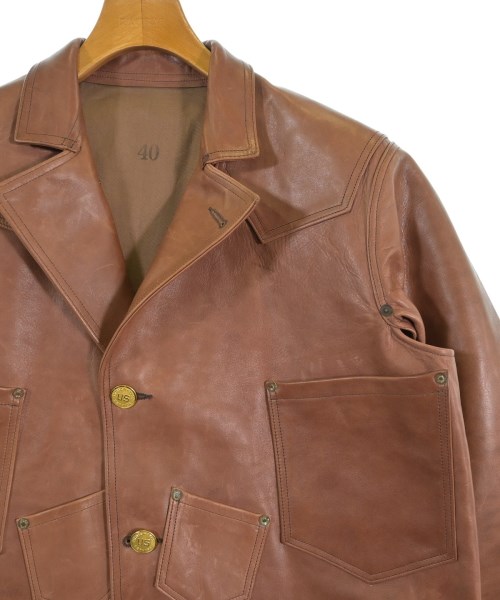 JUNKY STYLE（ジャンキースタイル）ライダース 茶 サイズ:-(XL位) メンズ/2200626011352