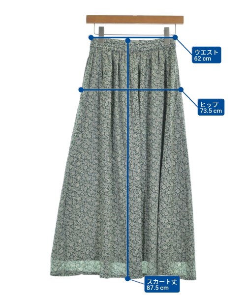 KURASHI & Trips PUBLISHING（クラシアンドトリップスパブリッシング）ロング・マキシ丈スカート 緑 サイズ:-(M位) レディース/2200612090019