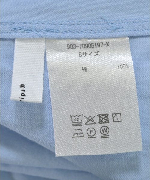 KURASHI & Trips PUBLISHING（クラシアンドトリップスパブリッシング）カジュアルシャツ 青 サイズ:S レディース/2200672679117