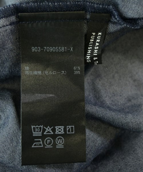 KURASHI & Trips PUBLISHING（クラシアンドトリップスパブリッシング）カジュアルシャツ 紺 サイズ:F レディース/2200674819023