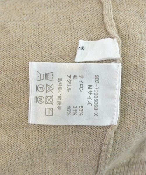 KURASHI & Trips PUBLISHING（クラシアンドトリップスパブリッシング）ニット・セーター ベージュ サイズ:M レディース/2200674031036