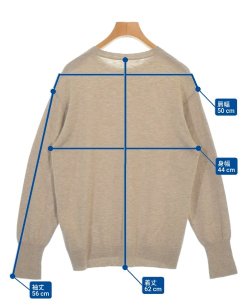 KURASHI & Trips PUBLISHING（クラシアンドトリップスパブリッシング）ニット・セーター ベージュ サイズ:M レディース/2200674031036