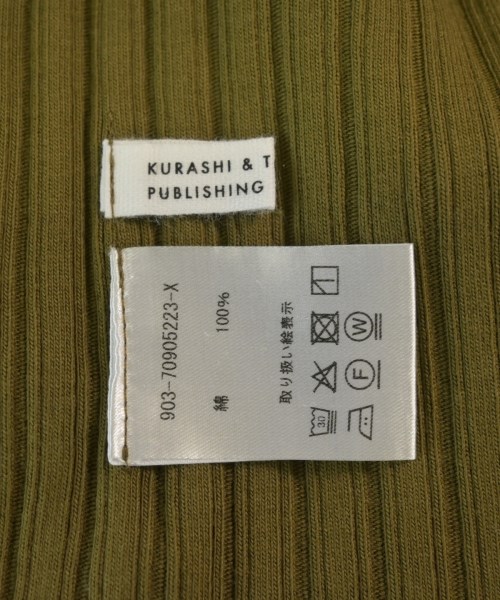 KURASHI & Trips PUBLISHING（クラシアンドトリップスパブリッシング）タンクトップ カーキ サイズ:-(XS位) レディース/2200677585116
