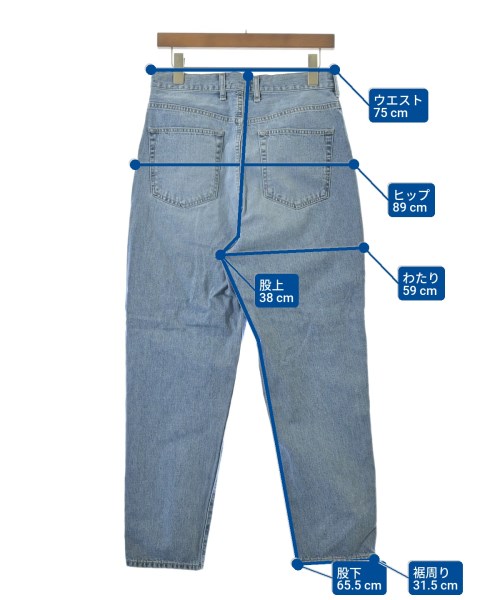 KURASHI & Trips PUBLISHING（クラシアンドトリップスパブリッシング）デニムパンツ 青 サイズ:L レディース/2200652975246