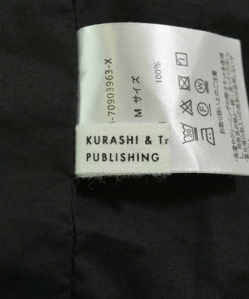 KURASHI & Trips PUBLISHING（クラシアンドトリップスパブリッシング）ワンピース 黒 サイズ:M レディース/2200714278032