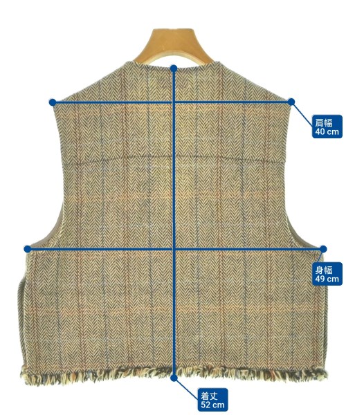 KURASHI & Trips PUBLISHING（クラシアンドトリップスパブリッシング）ベスト ベージュ サイズ:F レディース/2200637377027