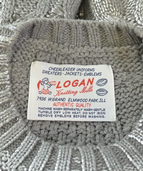 LOGAN KNITTING MILLS（ローガンニッティングミルズ）ベスト/ノースリーブ シルバー サイズ:F レディース/2200671314040
